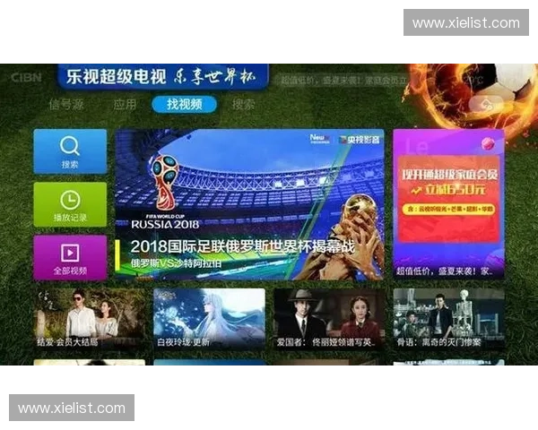 乐视与世界杯深度合作探索体育娱乐新生态引领行业变革